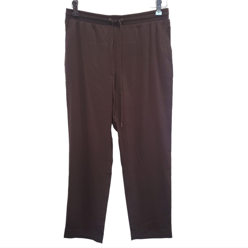 New Chico's Brown Ankle Jogger Pants Size 0.5 US 6 NWT